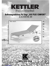 Kettler ALU PLUS COMFORT Bedienungsanleitung