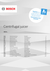 Bosch VitaJuice 4 MES Serie Bedienungsanleitung