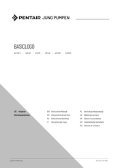 Pentair JUNG PUMPEN BASICLOGO AD 00 E Bedienungsanleitung