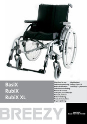 Sunrise Medical Breezy BasiX Gebrauchsanweisung