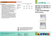 Axing SAB 5501-10 Betriebsanweisungen