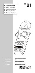 Chauvin Arnoux F 01 Benutzerhandbuch