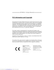 Biostar B75MU3 Einrichtungsanleitung