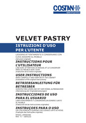 Costan VELVET PASTRY Benutzeranleitung