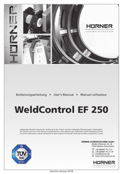 Hürner WeldControl EF 250 Benutzerhandbuch
