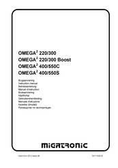 Migatronic OMEGA2 220/300 Bedienungsanleitung