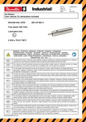 Desoutter M39-650-KSL ATEX Benutzerhandbuch