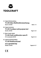 Toolcraft MW-623 Originalanweisungen