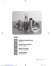Gourmetmaxx 06269 Bedienungsanleitung