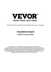 Vevor YD-302C 42+60S Handbuch