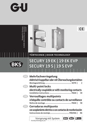 G-U Secury 19 EK Installationsanleitung