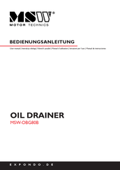 Msw MSW-OBG80B Benutzerhandbuch
