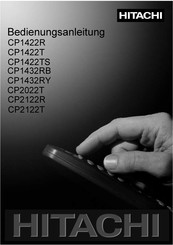 Hitachi CP1422R Bedienungsanleitung