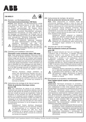 ABB CM Serie Betriebs- Und Montageanleitung