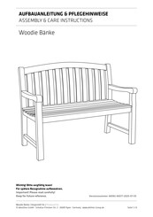 Devries Woodie 66082 Montage- Und Pflegeanleitung
