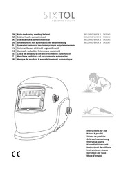 SIXTOL WELDING MASK 2 Gebrauchsanweisung