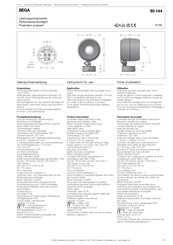 Bega 85 144 Gebrauchsanweisung