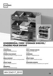 Livarno KIDS' STORAGE SHELVES Montage-Und Sicherheitshinweise