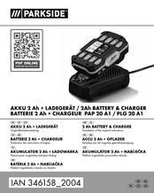 Parkside PAP 20 A1 Originalbetriebsanleitung