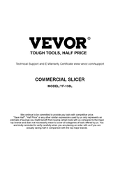 Vevor YF-130L Handbuch