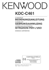 Kenwood KDC-C461 Bedienungsanleitung
