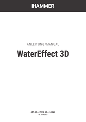 Hammer WATEREFFECT 3D Anleitung