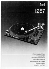 Dual 1257 Bedienungsanleitung