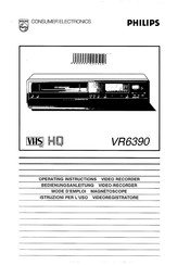 Philips VR6390 Bedienungsanleitung