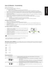 Acer XV272LV Kurzanleitung