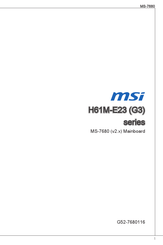 MSI MS-7680 Bedienungsanleitung