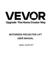 Vevor ZG-XKTYGTY Benutzerhandbuch