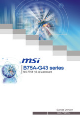 MSI MS-7758 Bedienungsanleitung