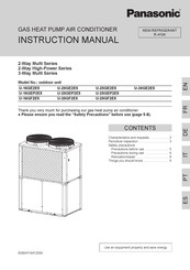 Panasonic U-16GE2E5 Bedienungsanleitung