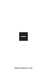 Bose BASSMODUL 700 Bedienungsanleitung