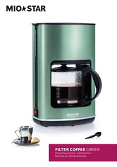 mio star FILTER COFFEE GREEN Bedienungsanleitung