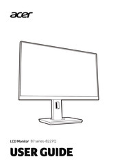 Acer B227QAbmiprzx Bedienungsanleitung