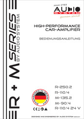 Audio System M 135.2 Bedienungsanleitung