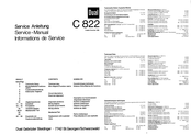 Dual C 822 Serviceanleitung