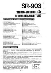 Hitachi SR-903 Bedienungsanleitung