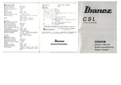 Ibanez CSL Stereo Chorus Bedienungsanleitung
