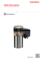 Gemü 9HSA eSyDrive Betriebsanleitung