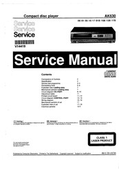 Philips AK630 Service Manual