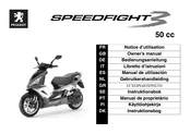 Peugeot SPEEDFIGHT 3 Bedienungsanleitung