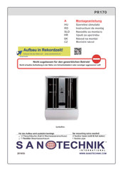 Sanotechnik PR170 Montageanleitung