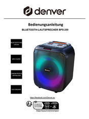 Denver BPS-250 Bedienungsanleitung