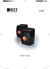 KEF LS50 Bedienungsanleitung