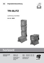 Horizont TRI-BLITZ Originalbetriebsanleitung