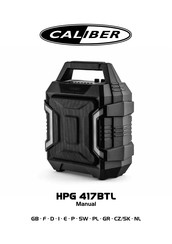 Caliber HPG 417BTL Bedienungsanleitung