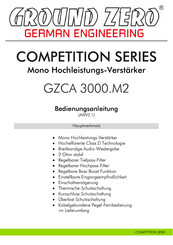 Ground Zero COMPETITION SERIE Bedienungsanleitung
