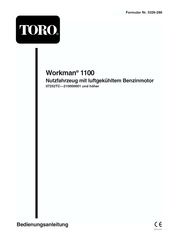 Toro Workman 1100 Bedienungsanleitung